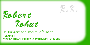 robert kohut business card